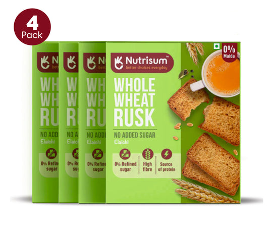 Nutrisum Chai Rusk | Enjoy the Perfect Rusk Biscuit with Your Tea