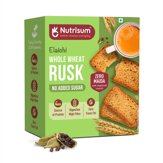 Elaichi Whole Wheat Rusk