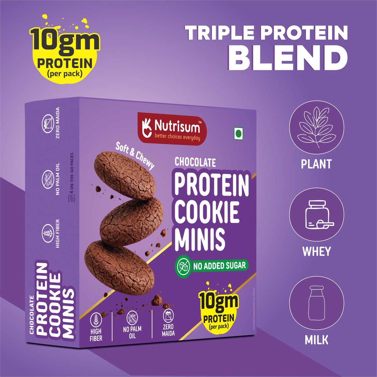 Nutrisum Chocolate Protein Cookie Minis