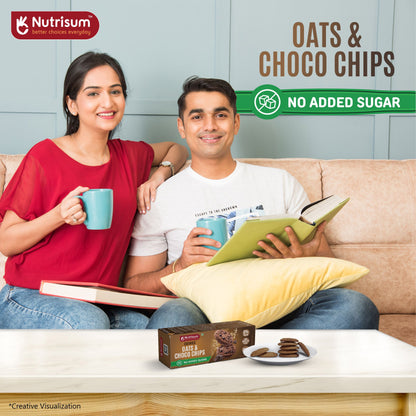 Oats & Choco Chip Cookies