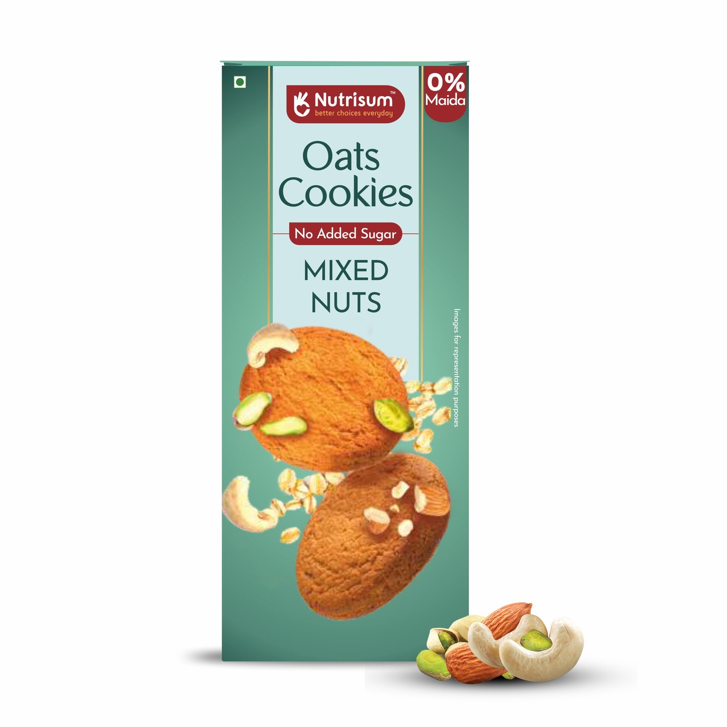 Mixed Nuts Oats Cookies