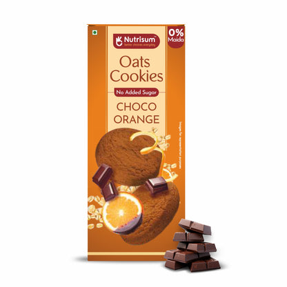 Chocolate Orange Oats Cookies