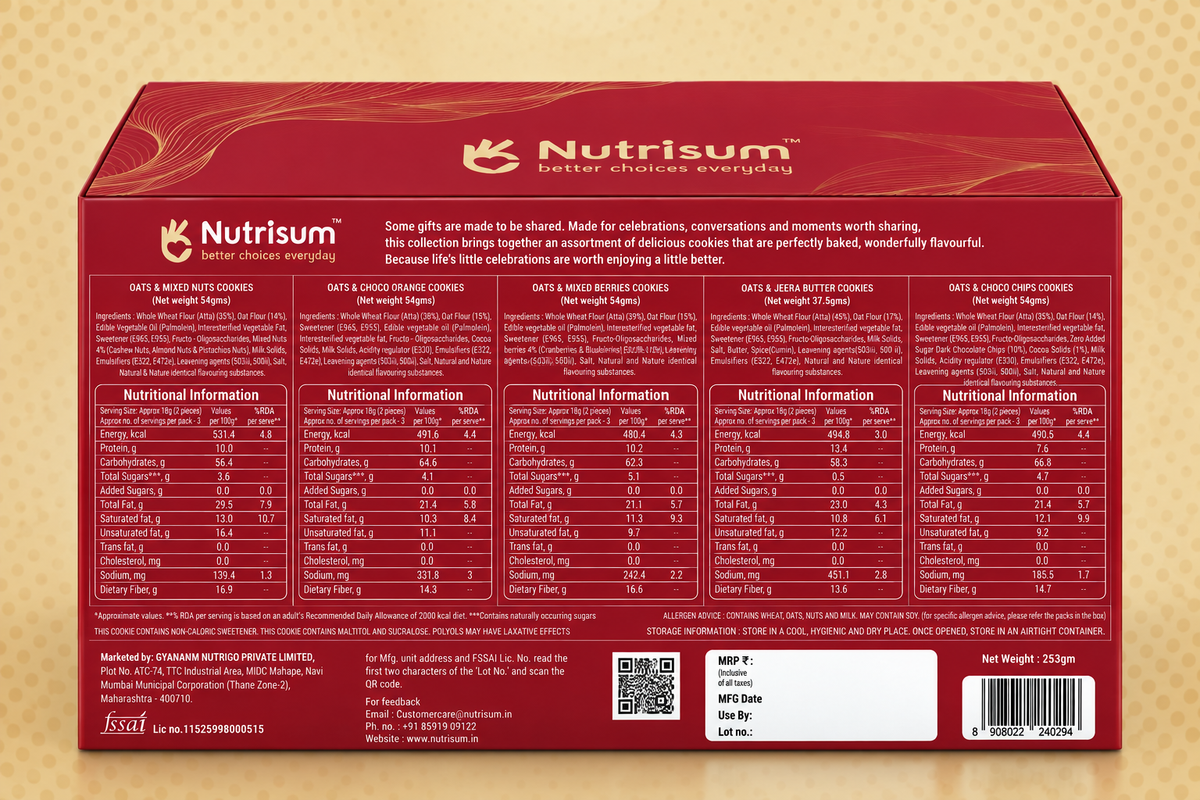 Nutrisum Assorted Cookies Gift Hamper