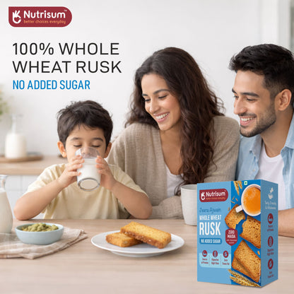 Ajwain and Jeera Whole Wheat Rusk