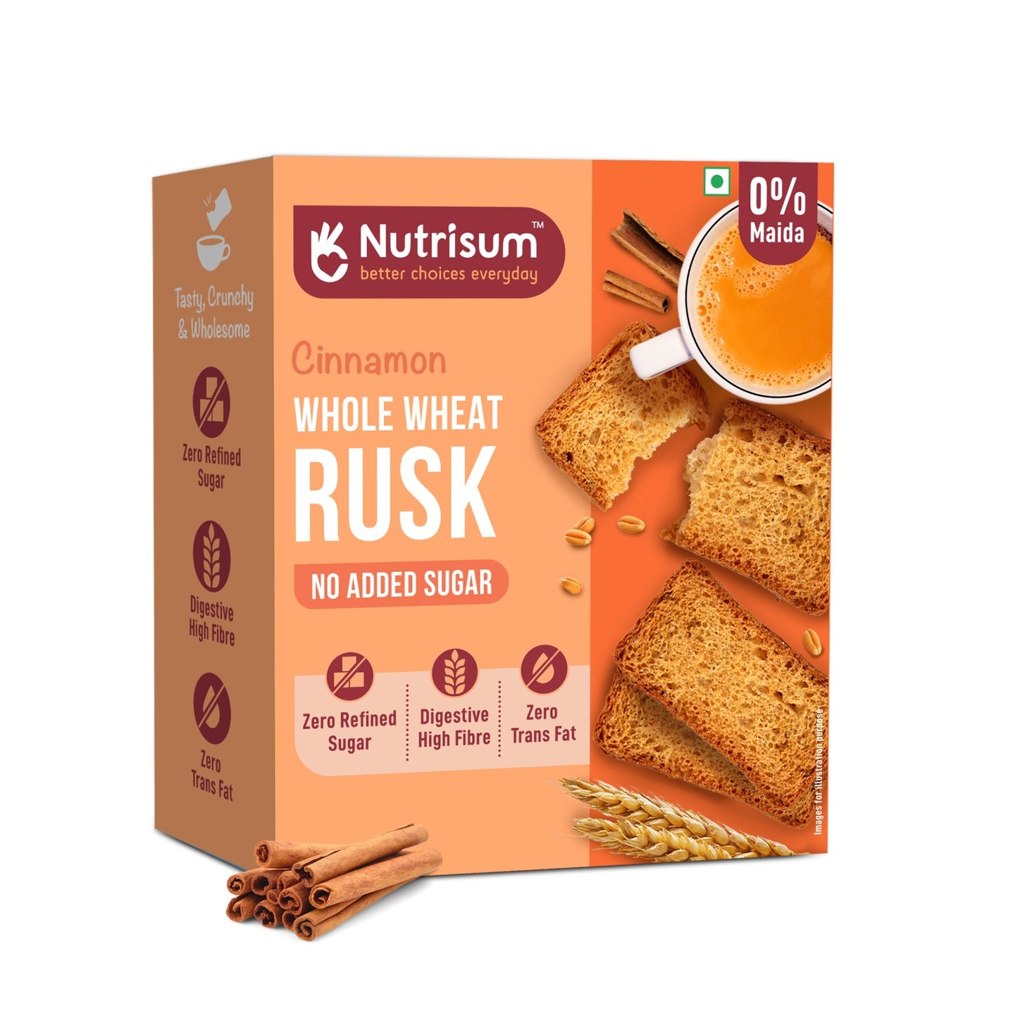 Cinnamon Whole Wheat Rusk